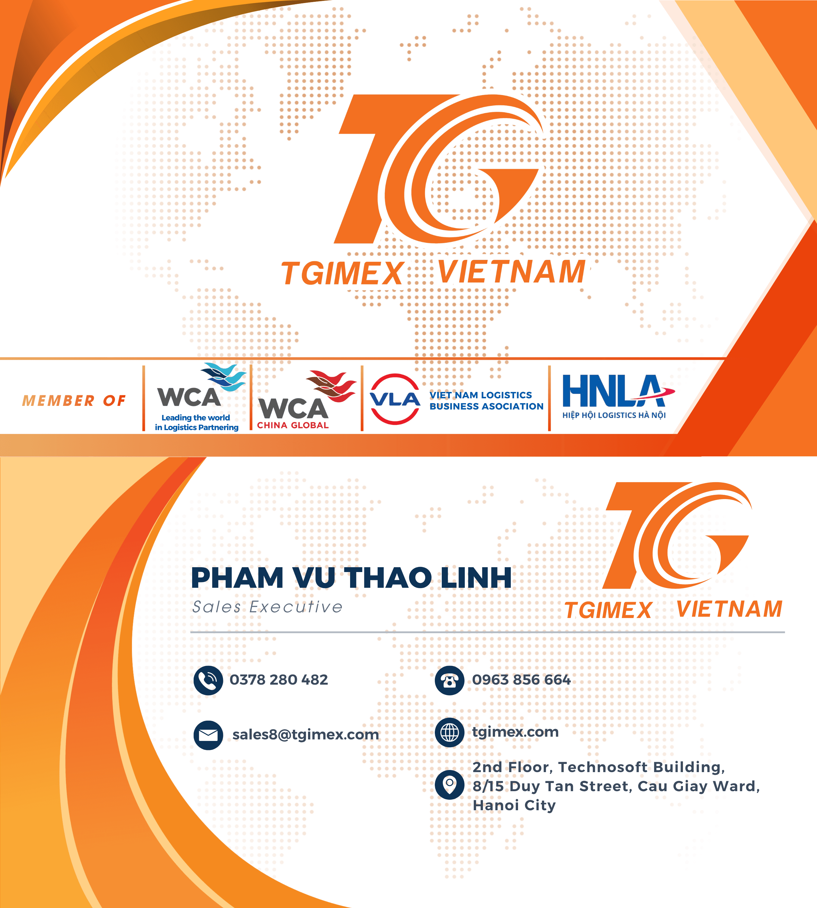Pham Vu Thao Linh business card
